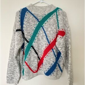 Vintage acrylic knit sweater